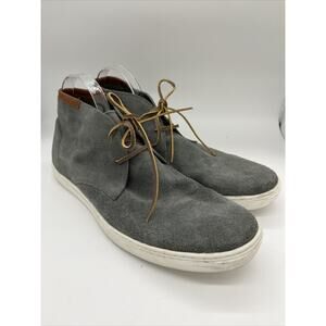 Mens Kenneth Cole Reaction MR62491SU Nine To Five SU Gray Suede Shoe Size 11.5
